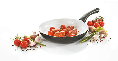 Karl Krüger 1028 RI Aluminium-Pfanne Riga, 28 cm, schwarz glänzend
