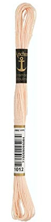 ANCHOR Broderi trådar sticktwist, löplängd: 8m 1012