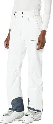 ARCTIX Women's Insulated Snow skiing pants, White, XS UK