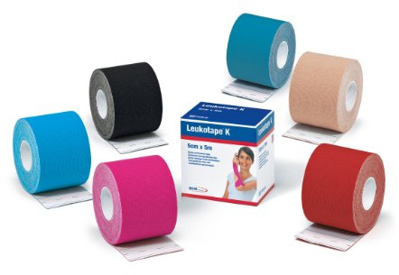 Leukotape K Klebebinde,5 m x 2,50 cm, blau
