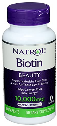 Natrol Biotin Max 10000 Mcg, 100 Tablets