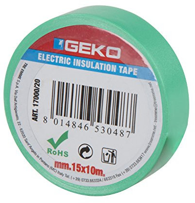 NASTRO ISOLANTE 15X10 VERDE