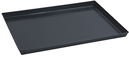 Paderno 41745-40 Teglia Rettangolare in ferro blu – Stampo da forno antiaderente, bordi alti, utilizzabile come vassoio, 40 x 30 cm, Altezza 3 cm