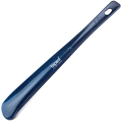 Calzador plastico 35 cm con agujero para colgar z1555(oropel-azul oscuro)
