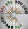 GamePoint 21 Dartpfeile für Softdart ca. 17g mit Aluschaft und Messingbarrel und 200 Spitzen mit Standard Gewinde 2BA