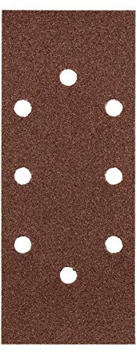 kwb Strisce abrasive 93 x 230 mm in corindone nelle grane 40, 80, 120, 180, incollaggio di alta qualità, robusto supporto di carta, universale per il taglio di legno e metallo