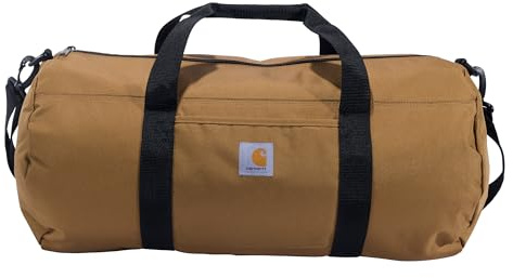 Carhartt Trade Series 2-in-1 Packable Duffel with Utility Pouch, Carhartt Brown, Medium (21.5-Inch)