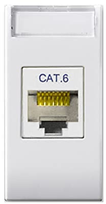 Presa Rj45 Cat.6 Utp Ave Domus Ral9010 - 441027C6