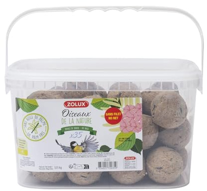 Boules de Graisse pour Oiseaux 90gr 35 pcs Zolux