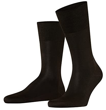 FALKE Herren Socken Tiago M SO Fil D'Ecosse Baumwolle einfarbig 1 Paar, Braun (Brown 5930), 43-44