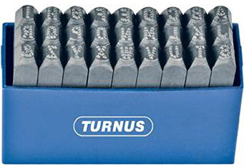 Schlagbuchstabensatz SH 8mm punktiert Turnus