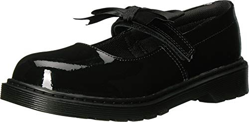 Dr. Martens Mädchen Maccy Ii JMary Janes, Schwarz Schwarz Lack-Lamper 001, 32