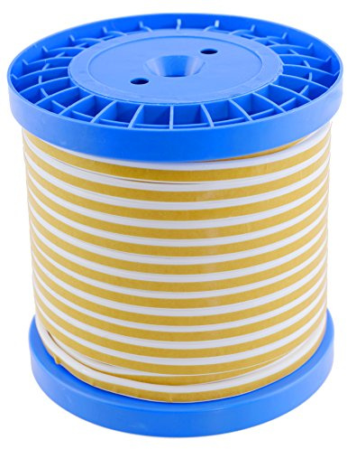 FlaDiBa - die schnelle Dichtung - PTFE-Flachdichtungsband - weich/formbar - weiß - 25mtr auf Spule - 12 x 4 mm - einseitig selbstklebend