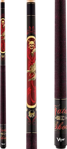 Viper by GLD Products Underground 58 2-Piece Billiard/Pool Cue, Fatal Shot, 18 Ounce,Red,50-0652-18