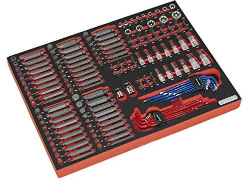 Sealey Tbtp07 Tool Tray with Specialised Bits & Sockets 177Pc