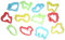 Plastic dough cutters, set of 12
