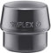Halder 3202060 60 mm EH 3202 Rubber Simlpex Soft-Face Mallet Head - Multi-Colour