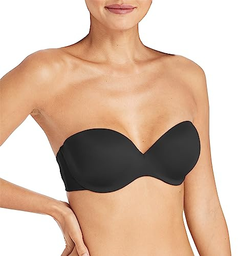 Maidenform Womens Love The Lift Demi Strapless Multiway 09417 Bras, Black, 34C US
