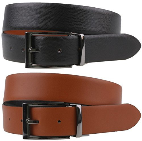 LLOYD Leder Wendegürtel 0813/05 Schwarz/Braun, Länge:110 cm