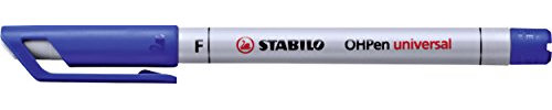 STABILO Folienstift OHPen universal - wasserlöslich fein - Einzelstift - blau
