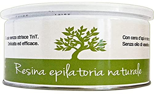 Radipil, Resina Depilatoria Naturale per Pelli Delicate, Uso Senza Strisce - Vaso da 400 Ml