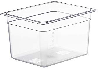 LIPAVI C10 Sous-Vide Behälter - 11,3 Liter, 32,3 x 26,2 x H:20,3 cm. Starkes, durchsichtiges Polycarbonat. Passende Deckel für Anova, Wancle und weitere Marken Wird separat verkauft. Passt L10