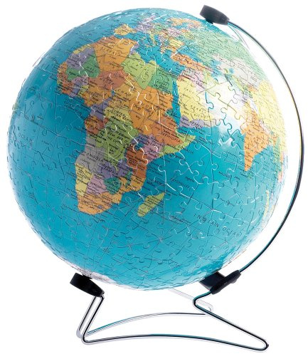 Ravensburger The World on V-Stand Globe, 540pc 3D Jigsaw Puzzle®