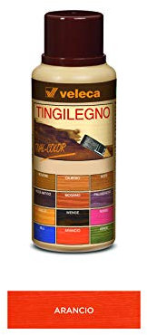 Veleca Tival Color Tinte de madera naranja - ml. 250 - Tinte para madera de interior