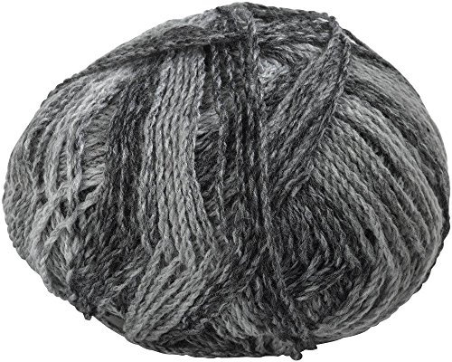 Marble Chunky Knitting Yarn by James Brett 200g (Charcoal/Grey MC11)