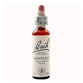 Bach - Flor de Bach Gentian, Complemento Alimenticio, con Extracto de Flores de Genciana, Uva de Alc 27% Vol, Ayuda a Gestionar la Perseverancia - 20 ml