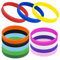 GOGO 12 Stück Silikonarmband Silikon Jelly Armbänder für Erwachsene, Gummi Armreifen, Partyzubehör- Sortiert