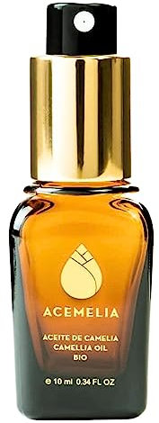 Huile de Camélia Bio 100% Naturelle - Hydratante et Nutritive pour le Visage, les Cheveux et le Corps - Huile sèche à Absorption Immédiate - Extraite à Froid en Europe (10 ml)