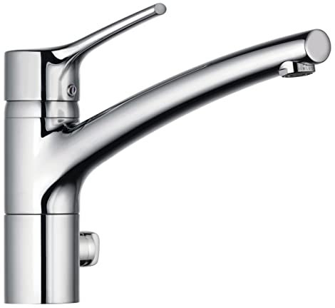 Kludi Spültisch Einhebel Mischer Trendo Multi geschlossenem Hebel, schwenkbarem Auslauf, verchromt, 335760575