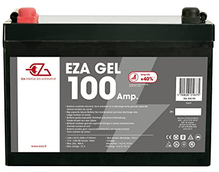 Batería auxiliar Power Line Gel 100 A),
