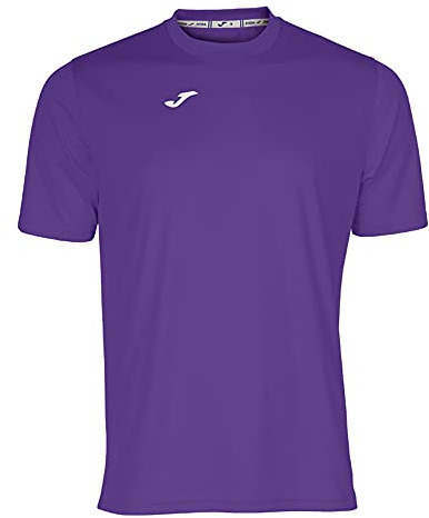 Joma Men's 100052.55 Joma Men s 100052 550 Short Sleeve T Shirt Purple Purple 2X Small, Purple/Purple, XXS UK