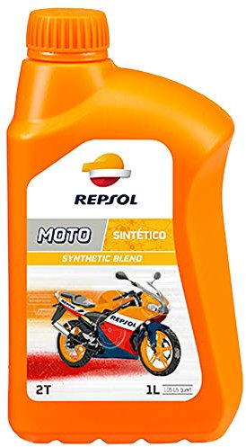 Repsol, Olio per Motore Moto Sintetico 2T, 1 litro