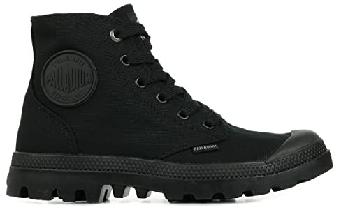Palladium Pampa Monochrome, Stivali Sneaker Unisex - Adulto, Nero (001), 37 EU