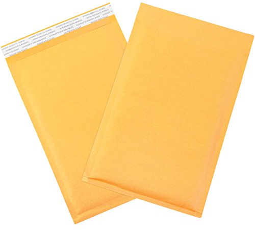 Aviditi Kraft Bubble Mailers #1, 7 1/4 x 12, Self-Seal, Padded Envelopes for Packing, Mailing and Shipping, Case of 100