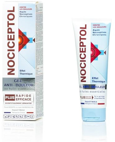 NOCICEPTOL® - Gel Anti-Douleur - Douleur Muscle Articulation Entorse Arthrose - Aux Huiles Essentielles - 120ml