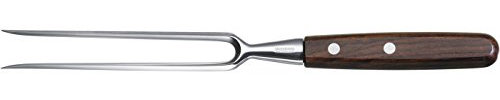 Victorinox, 5.2300.18, Wood, Tranchiergabel, Extra scharfe Klinge, mit edlem Holzgriff, Braun,
