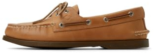 Sperry Men's Authentic Original 2-Eye Leather Boat Shoe, Sahara, 8