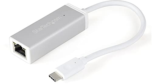 StarTech USB-C to Gigabit Ethernet Adapter, Thunderbolt 3-Port Compatible