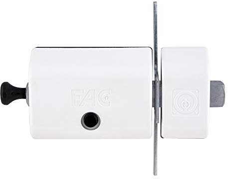 Fac 446-RP/80 - Cerrojo MAGNET UVE, acabado blanco (01923)