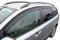 J&J AUTOMOTIVE | Windabweiser Passend Für V50 Kombi 2004-2012, Heko Regenabweiser, Getönt, Set 4-Teilig, Vorne, Hinten, Aerodynamisch