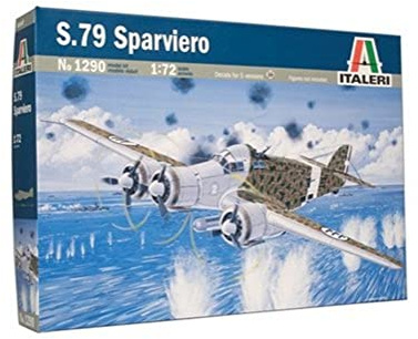 Italeri 1290 SM - 79 Sparviero, scala 1:72, Plastic Model Kit/Modello in plastica da montare