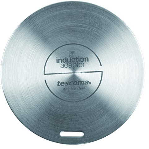 Tescoma Presto Adattatore per Piano Cottura a Induzione, Acciaio Inossidabile, Grigio (Argento), 21 cm