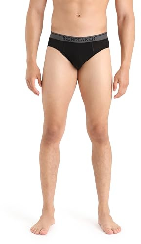 Icebreaker Merino Anatomica Brief-Men's Underwear - Black - Large