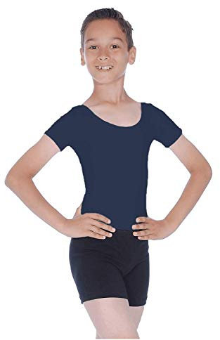 Roch Valley Adam Short Sleeved Mens/Boy's Leotard Navy Aged 5-6 110-116cm (1)