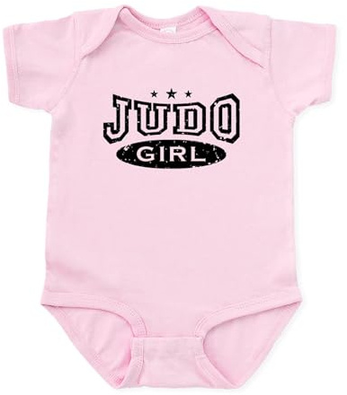 CafePress Judo Girl Infant Bodysuit Cute Infant Bodysuit Baby Romper Petal Pink