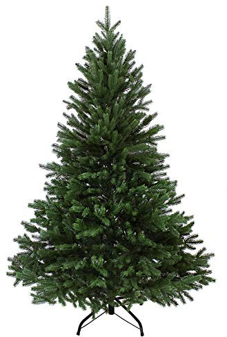 BB Sport Luxus Christbaum 150 cm Dunkelgrün künstlicher Weihnachtsbaum PE/PVC Spritzguss Mix Tannenbaum Standfuß